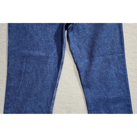 Magellan Outdoors Mens Relaxed Fit Straight Leg Blue Denim Jeans 36x32 - Picture 6 of 10